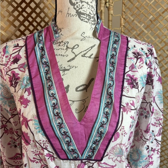 Zara Cotton Floral Tunic - Picture 4 of 9